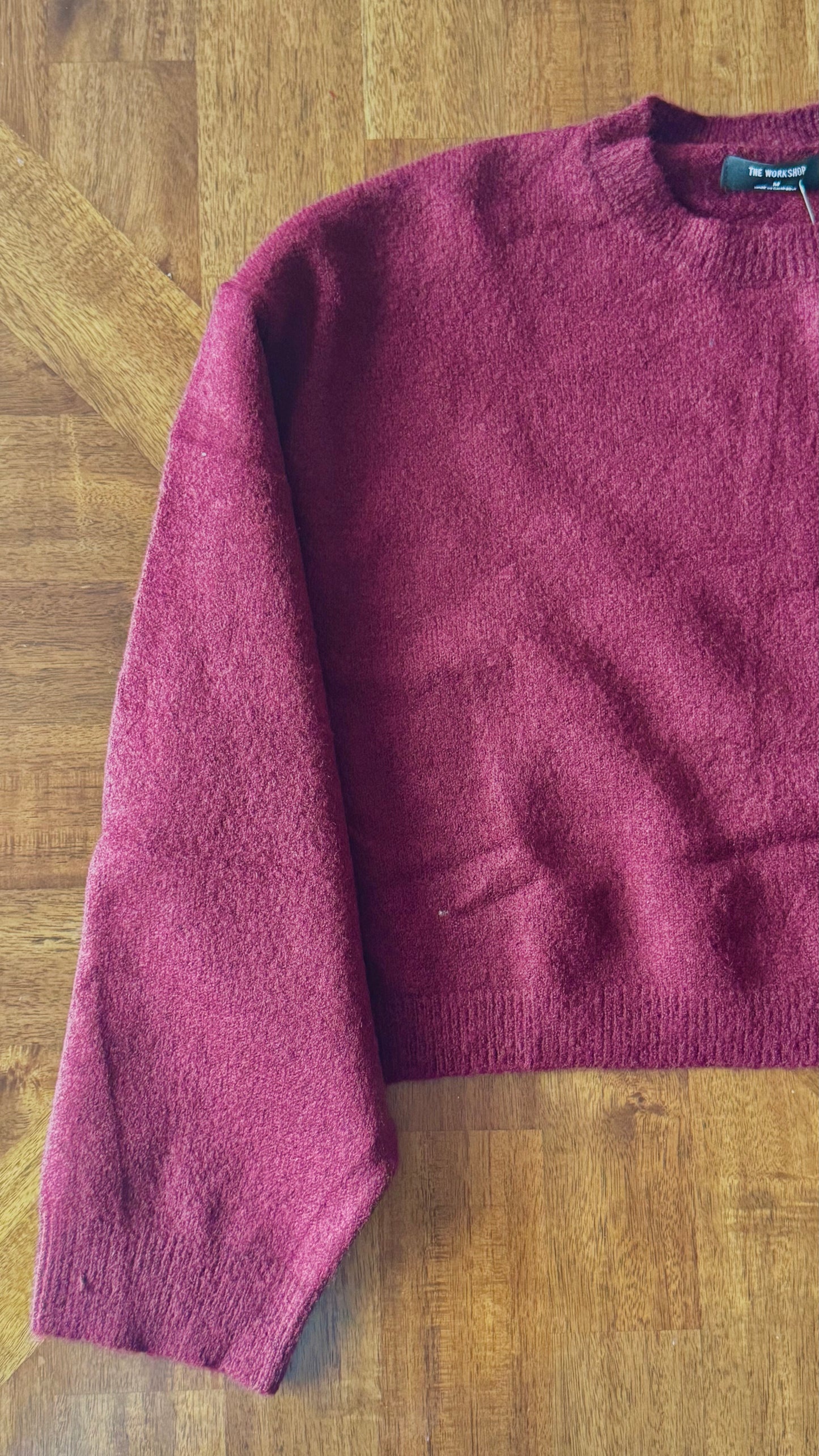Lavender Cropped Sweater